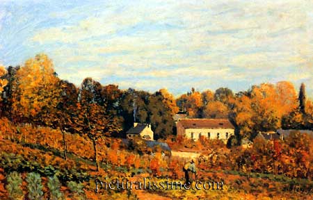 Alfred Sisley potager à louveciennes