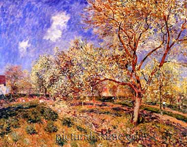 Alfred Sisley Printemps etagrave; Veneux