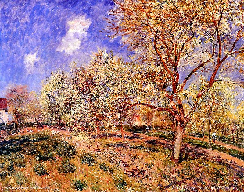Copie Reproduction de Sisley Printemps etagrave; Veneux