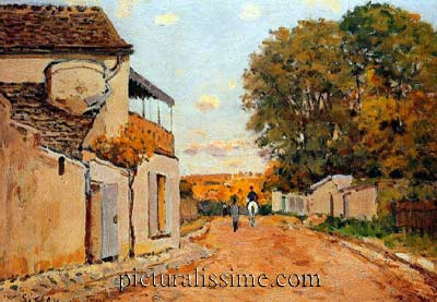 Alfred Sisley Rue de la Princesse à Louveciennes