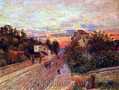 Alfred Sisley Soleil à Port Marly