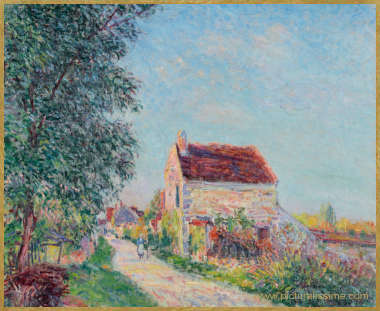 Alfred Sisley Le village des Sablons pr�s de Veneux-Nadon