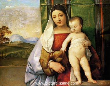 Titien Titian Gipsy Madonna