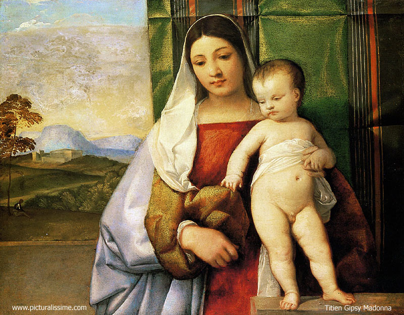Titien Titian Gipsy Madonna