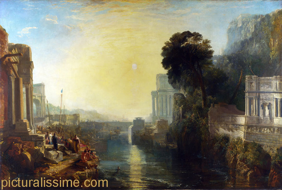 Copie Reproduction Turner Dido construisant Carthage