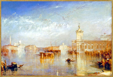 Turner la Dogana, San Giorgio, Zitella, vus des marches de l'Europa