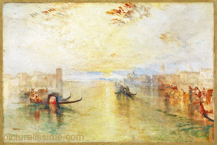 Copie Reproduction Turner San Benedetto en regardant vers Fusina