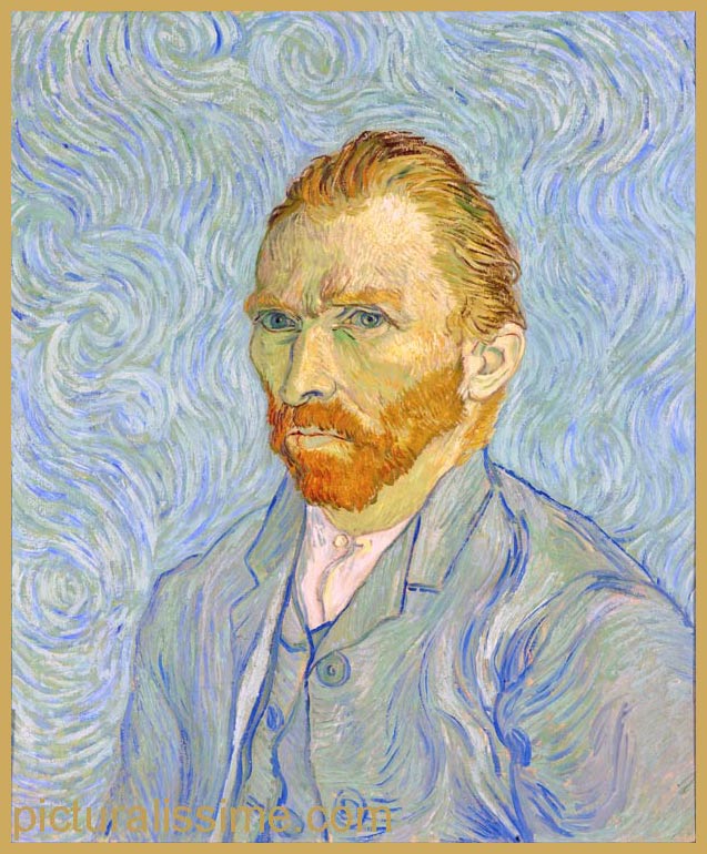 Copie Reproduction Vincent Van Gogh Autoportrait septembre 1889 Orsay