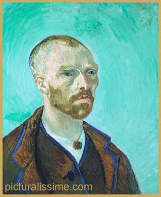vincent Van Gogh autoportrait dédié à gauguin