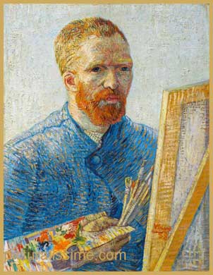 vincent Van Gogh Autoportrait au Chevalet