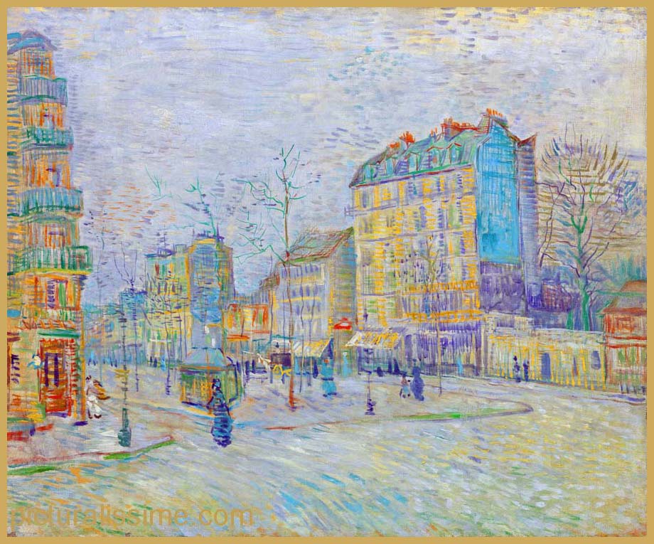 Copie Reproduction Van Gogh Boulevard de Clichy