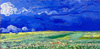 Van Gogh Champ de blé sous un ciel orageux