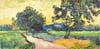 Van Gogh Le Chteau d'Auvers au coucher du soleil