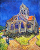 Van Gogh l'église d'Auvers sur Oise