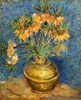 Van Gogh Fritillaires couronne impérial dans un vase de cuivre