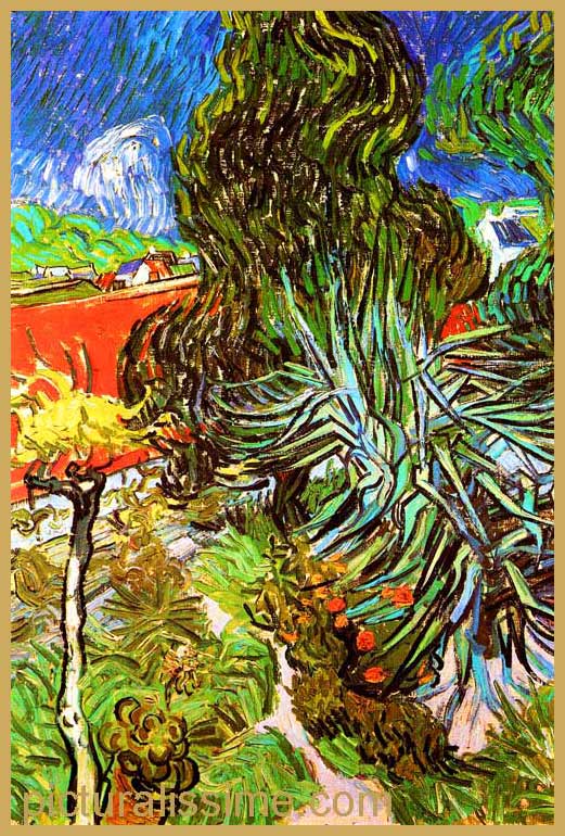 Copie Reproduction Van Gogh le Jardin du Docteur Gachet à Auvers