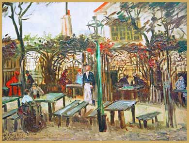 Van Gogh La Guinguette à Montmartre