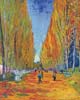 Van Gogh Les Alyscamps allée à Arles