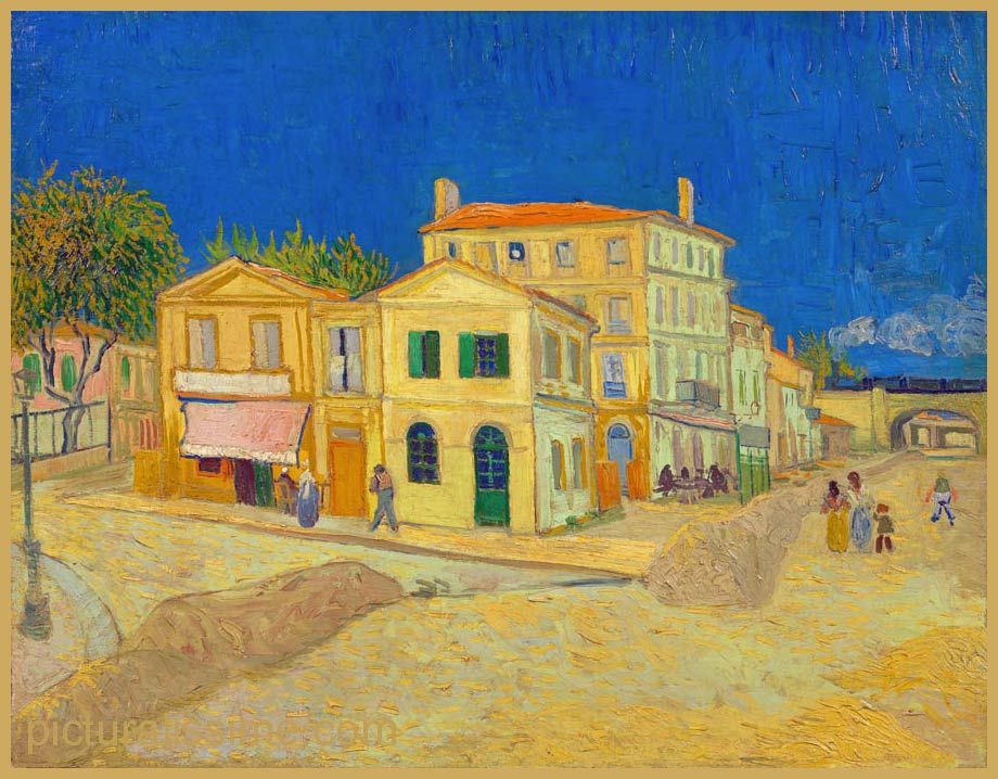 Copie Reproduction Van Gogh la Maison Jaune