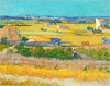 Van Gogh la plaine de la Crau avec la ruine de Montmajour