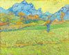 Van Gogh Prairie dans les montagnes le Mas de St Paul