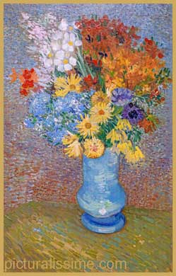 Van Gogh Vase avec Bouquet de Fleurs
