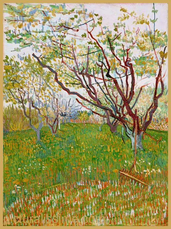 Copie Reproduction Van Gogh Verger en fleurs 1888 03