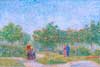 Van Gogh le Parc Voyer d'Argenson à Asnières - les amoureux