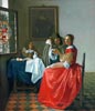 Vermeer la Jeune fille au verre de vin