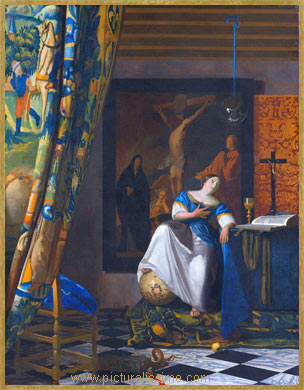 Vermeer Allégorie de la Foi