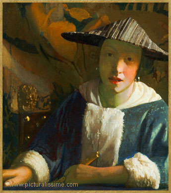 Vermeer la jeune fille etagrave; la flte