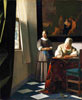Vermeer Femme écrivant une lettre avec sa servante