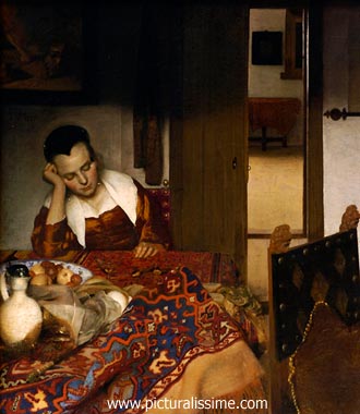 Jan Vermeer Jeune fille endormie