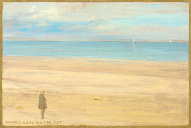 Whistler Harmonie bleu et argent  Trouville