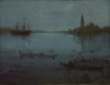 Whistler Nocturne bleue et argent la lagune Venise