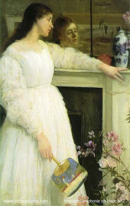 Copie Reproduction de Whistler Symphonie en Blanc N2