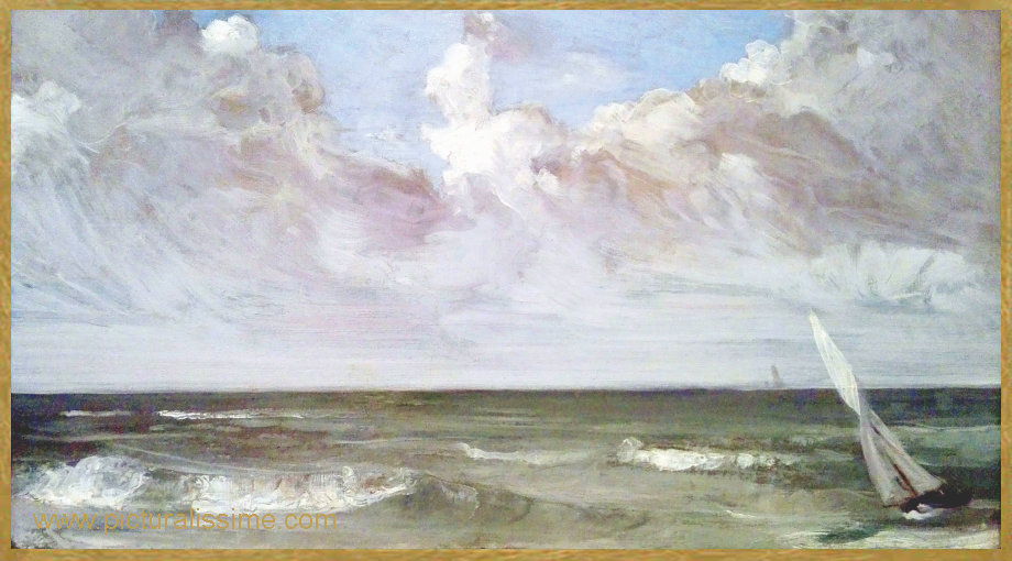 Copie Reproduction de Whistler Vert et gris - La Manche