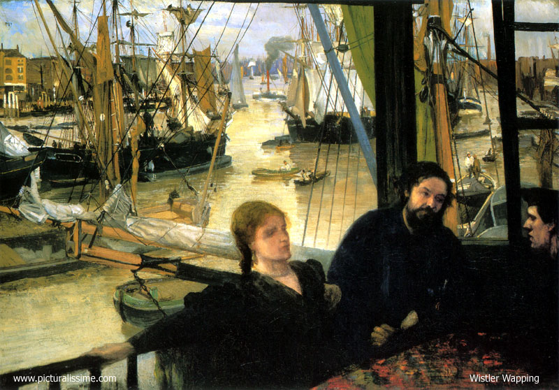 Copie Reproduction de Whistler Wapping