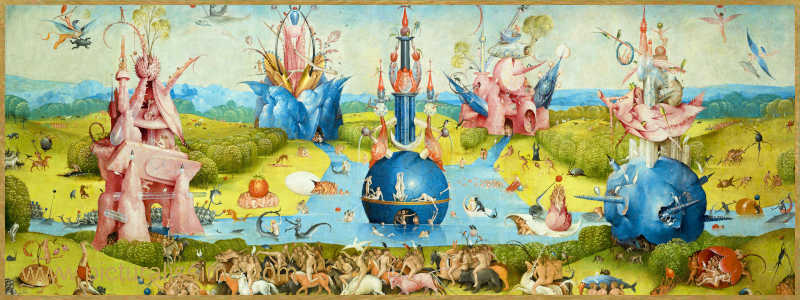 Tableau Célèbre Bosch Le jardin des délices
