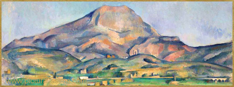 Tableau Célèbre Paul Cézanne Montagne Sainte Victoire