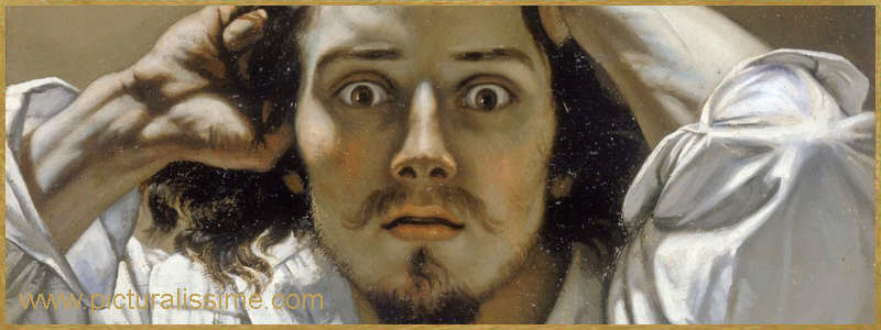 Tableau Célèbre Gustave Courbet Le désespéré