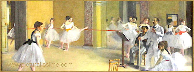 Tableau Célèbre Degas Foyer de la danse à l'Opéra