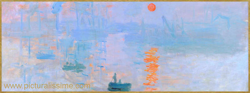 Tableau Célèbre Monet Impression, soleil levant