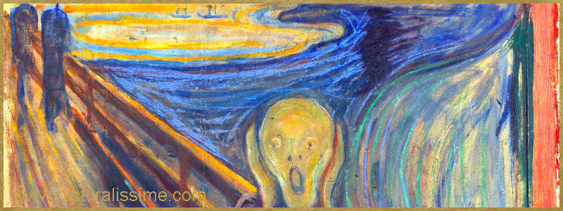 Tableau Célèbre Munch Le cri